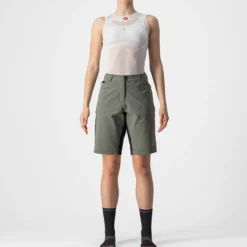 Pantaloncini Donna Castelli Unlimited Baggy - Grigio