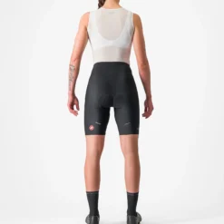 Pantaloncini donna Castelli Espresso DT - Nero