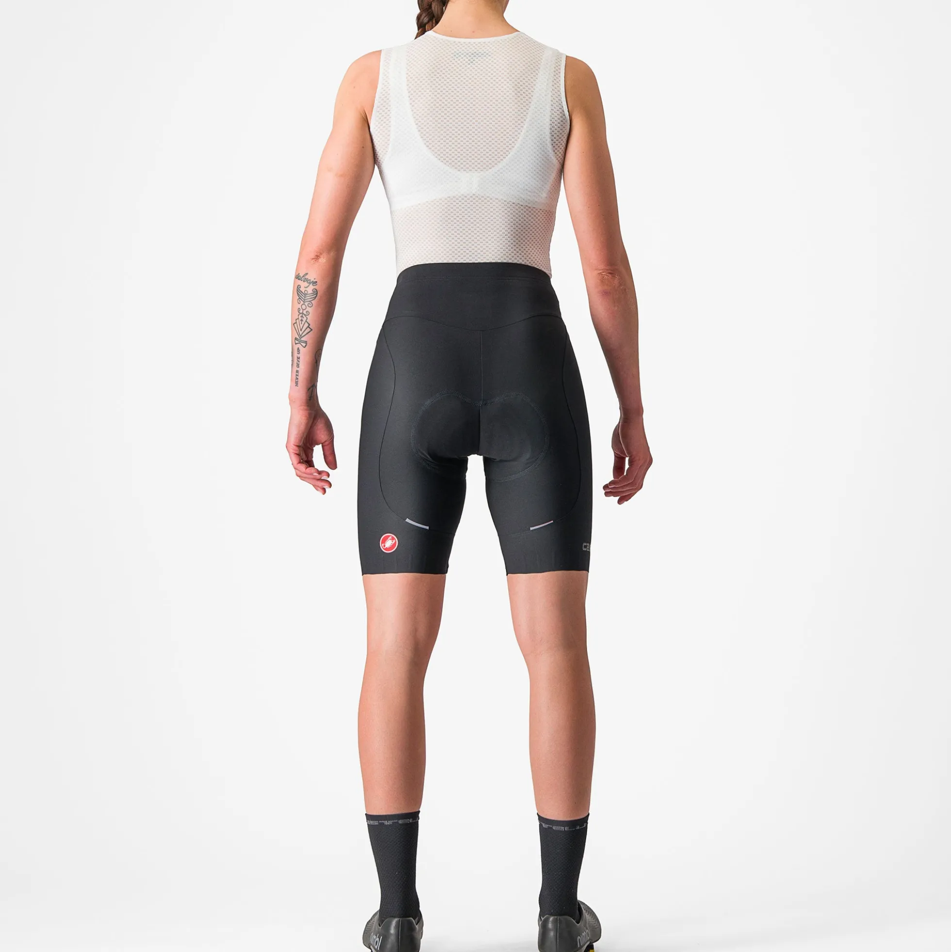 Pantaloncini donna Castelli Espresso DT - Nero