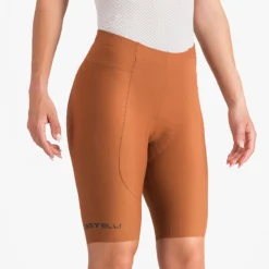 Pantaloncini donna Castelli Espresso DT - Marrone