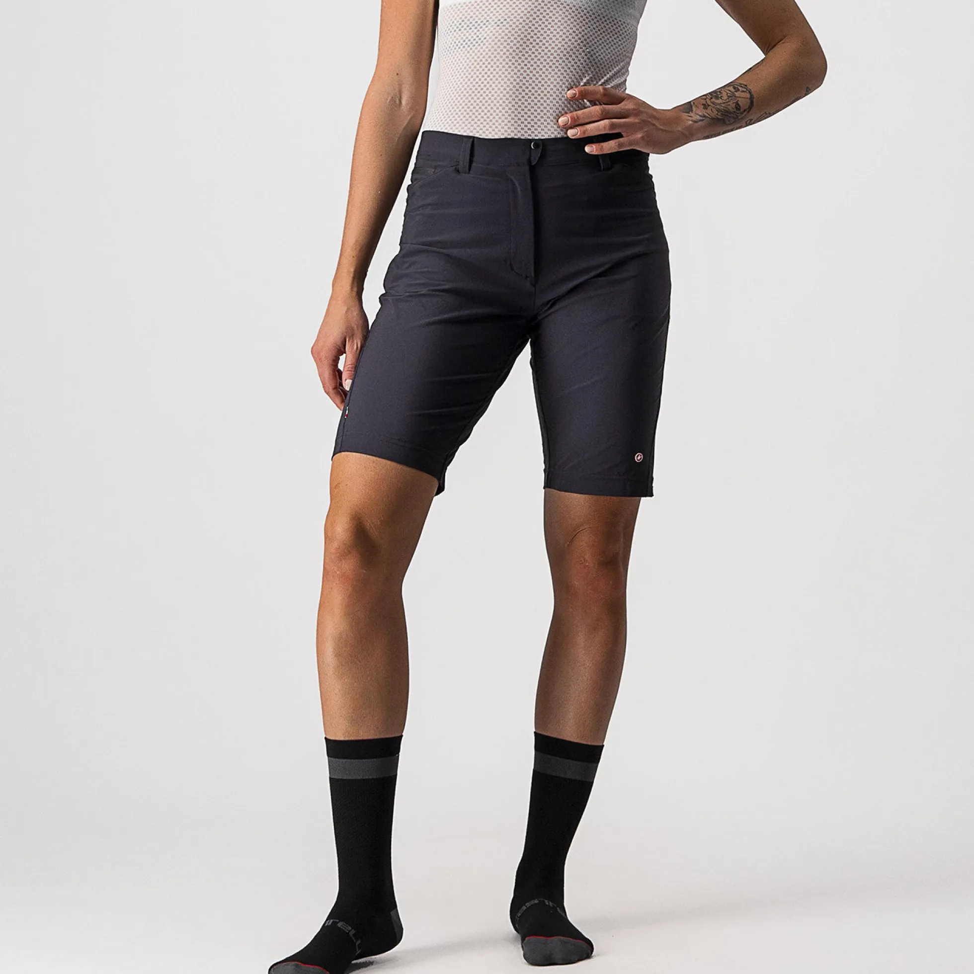 Pantaloncini Donna Castelli Unlimited Baggy - Nero