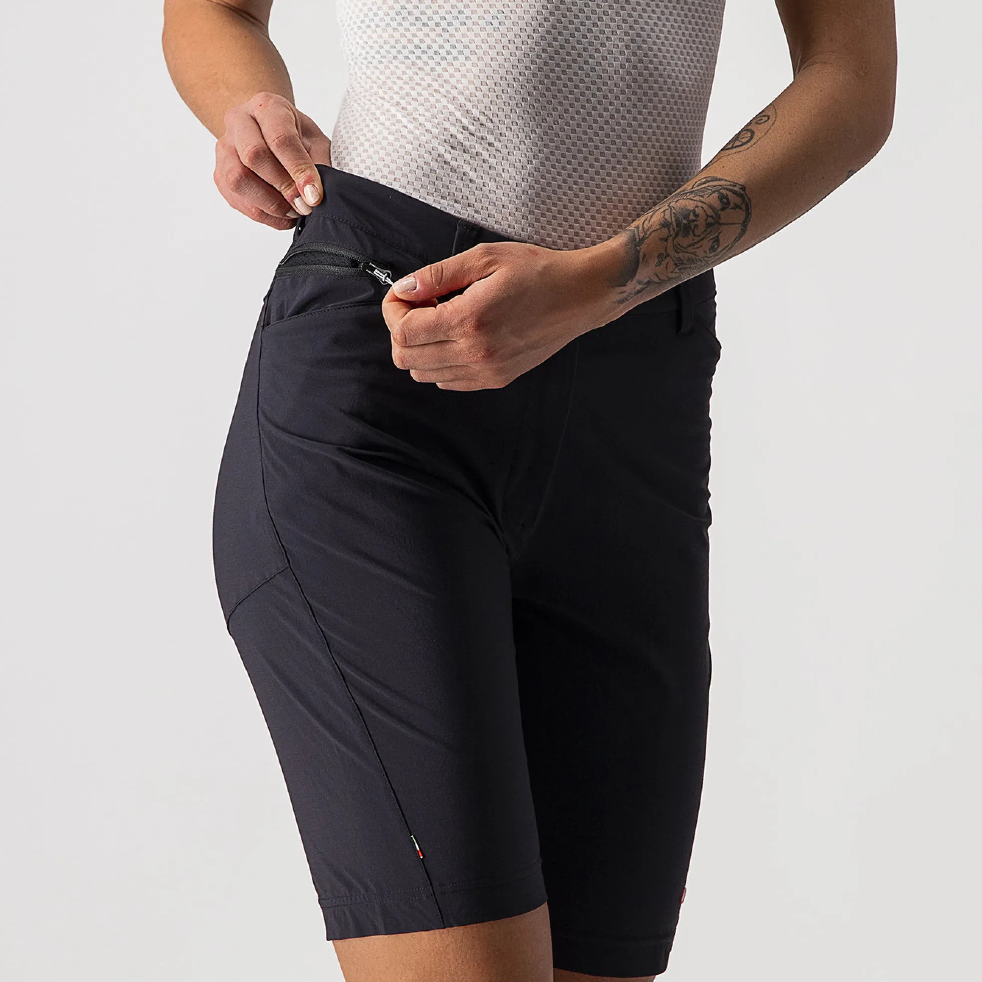 Pantaloncini Donna Castelli Unlimited Baggy - Nero