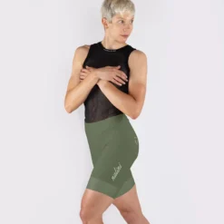 Pantaloncini donna Nalini Road - Verde