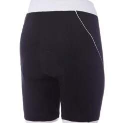 Pantaloncini donna Rh+ Pista - Nero bianco