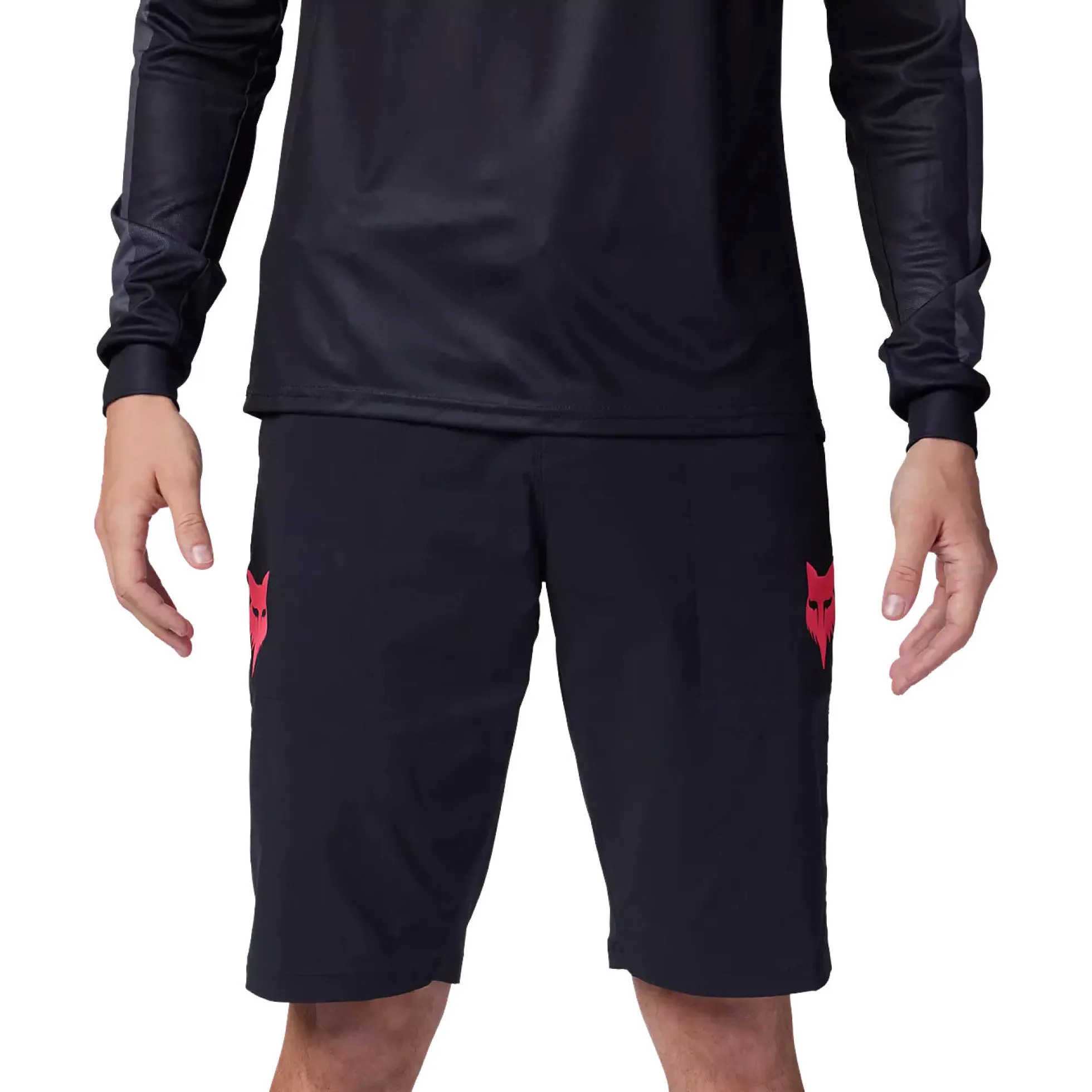 Pantaloncini Fox Ranger Race - Nero rosa