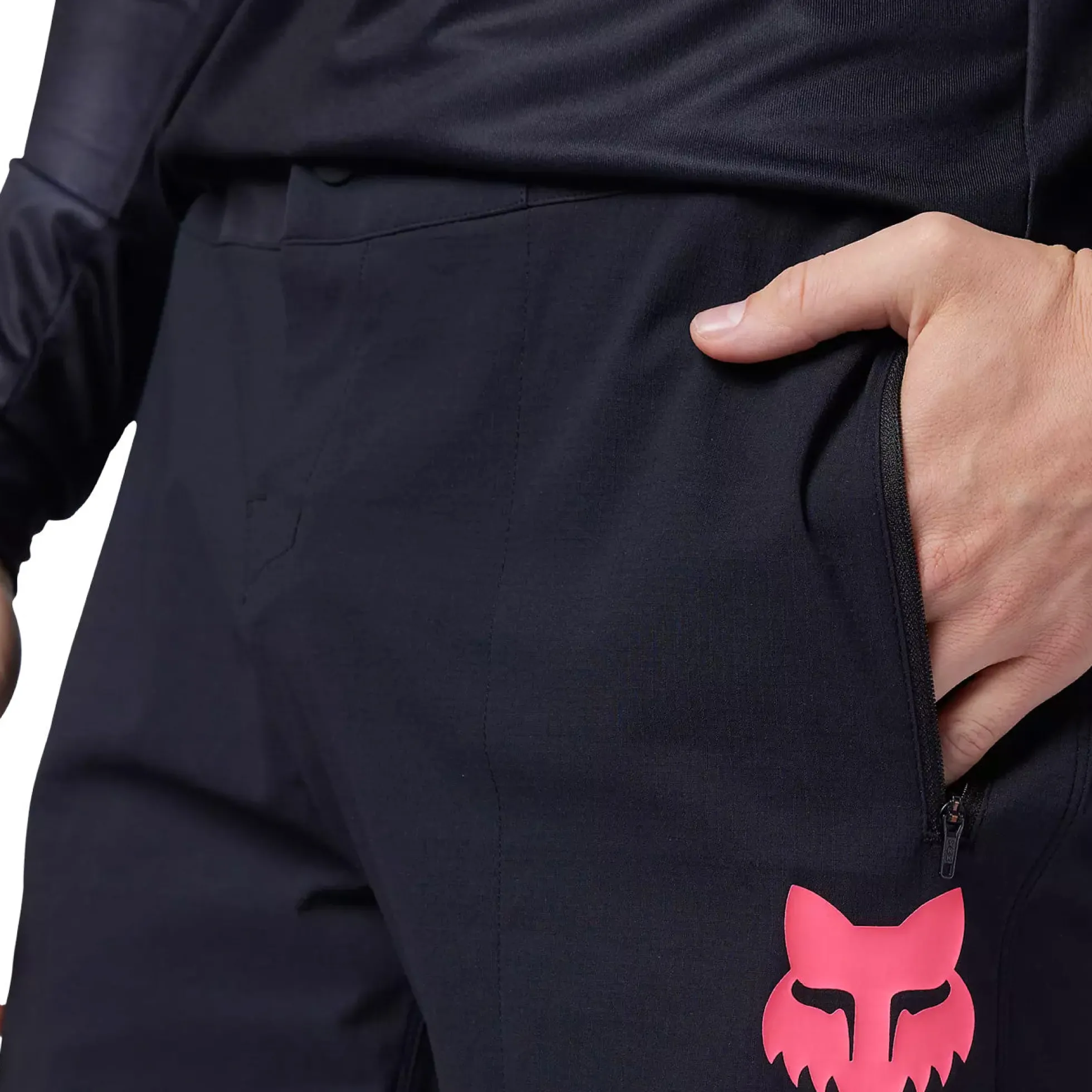 Pantaloncini Fox Ranger Race - Nero rosa