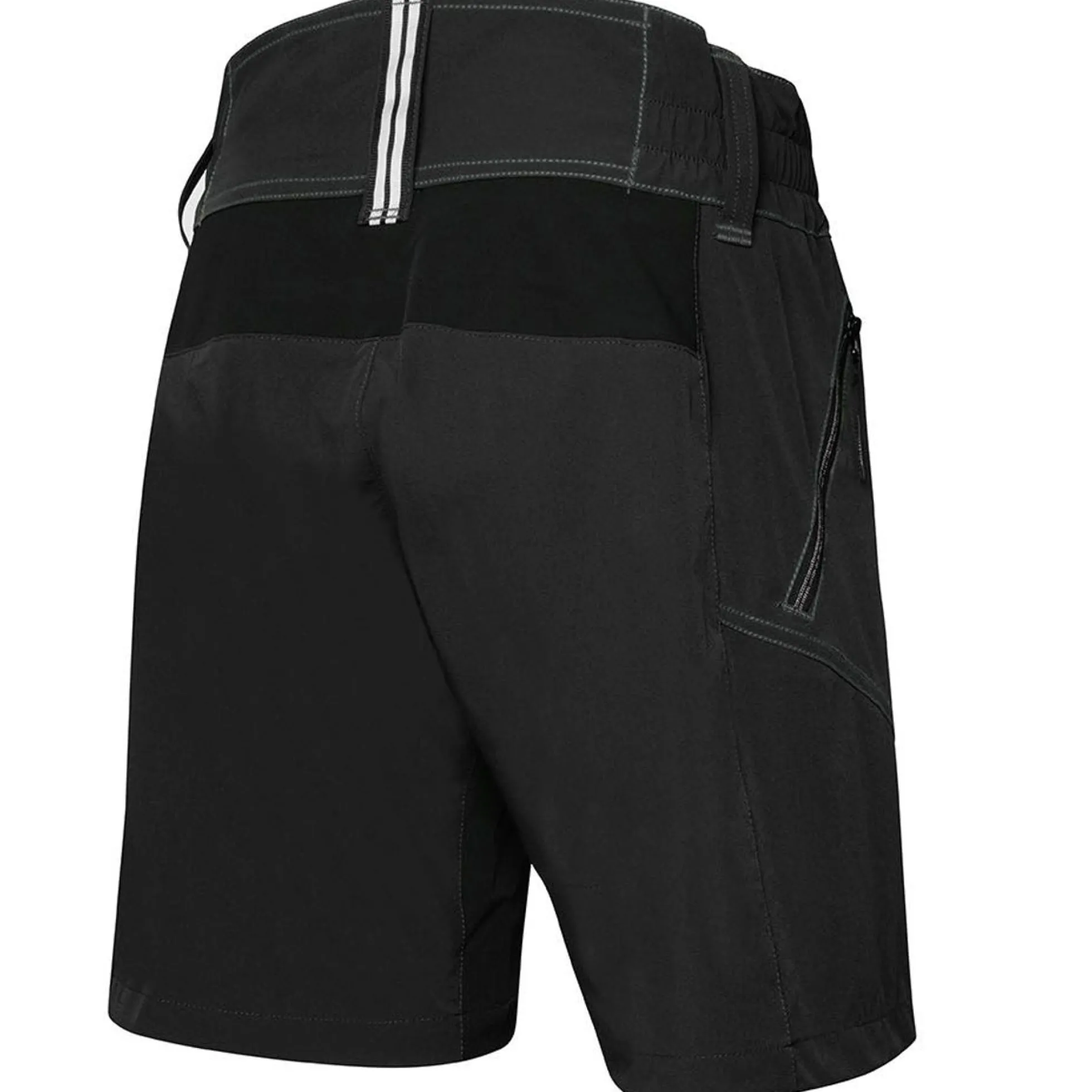 Pantaloni corti donna MTB Rh+ - Nero