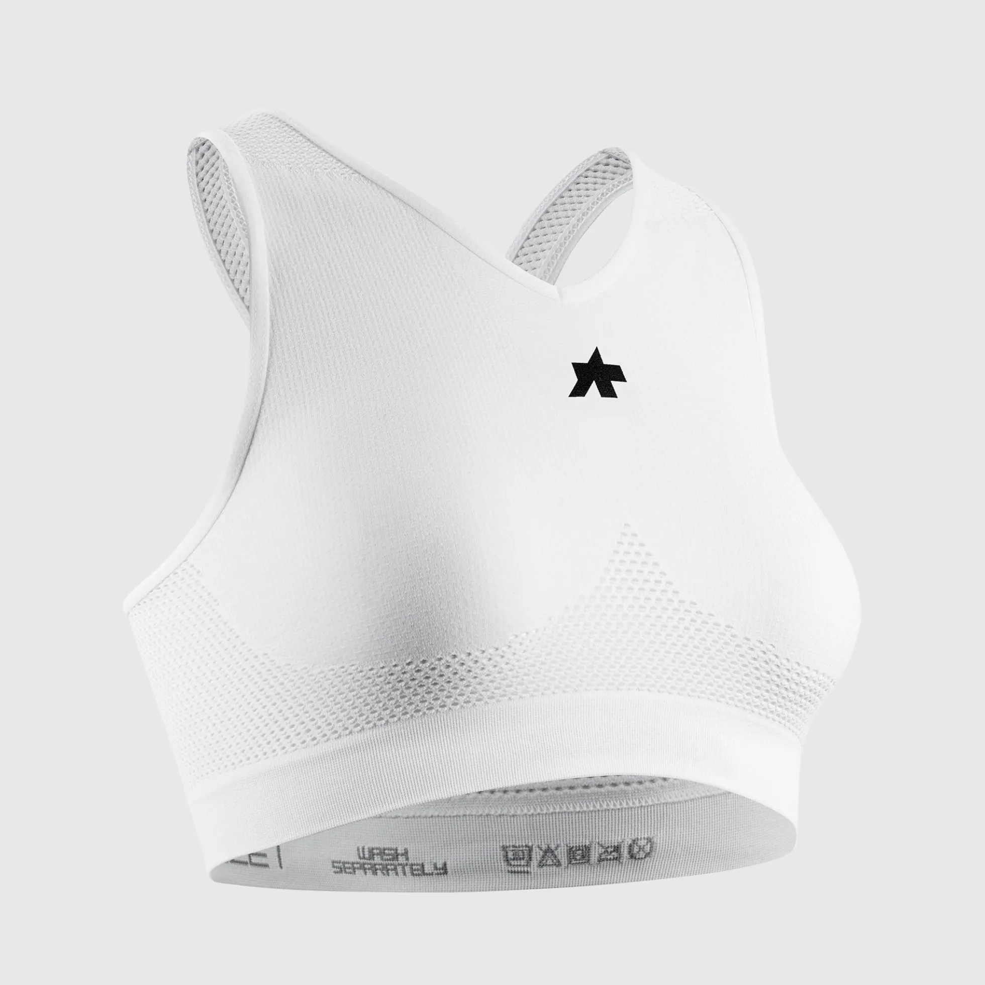 Reggiseno Assos Cropped Tank P1 - Bianco