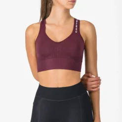 Reggiseno Castelli Comfort Travel Crop Top - Bordeaux