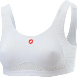 Reggiseno Castelli Rosso Corsa Light Bra - Bianco