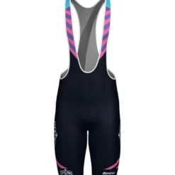 Salopette Santini Team Unibet Rose Rockets 2026 - Blu