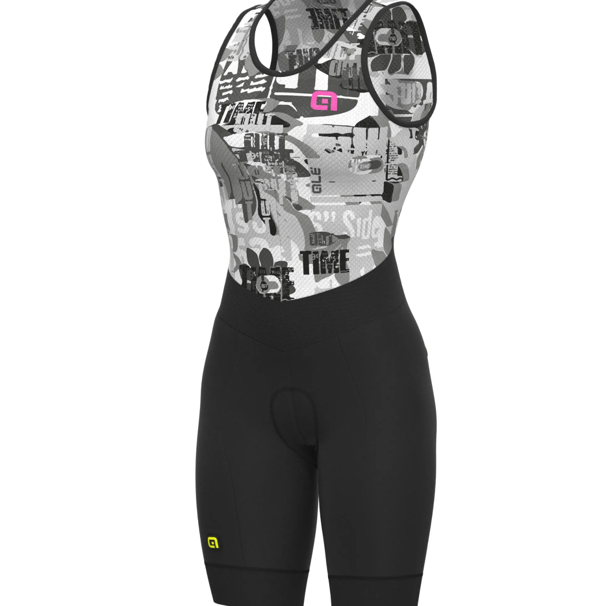 Salopette donna Ale R-EV1 Velocity Integrato - Nero grigio