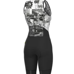 Salopette donna Ale R-EV1 Velocity Integrato - Nero grigio