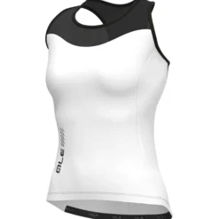 Top donna Ale Pragma Color Block - Bianco