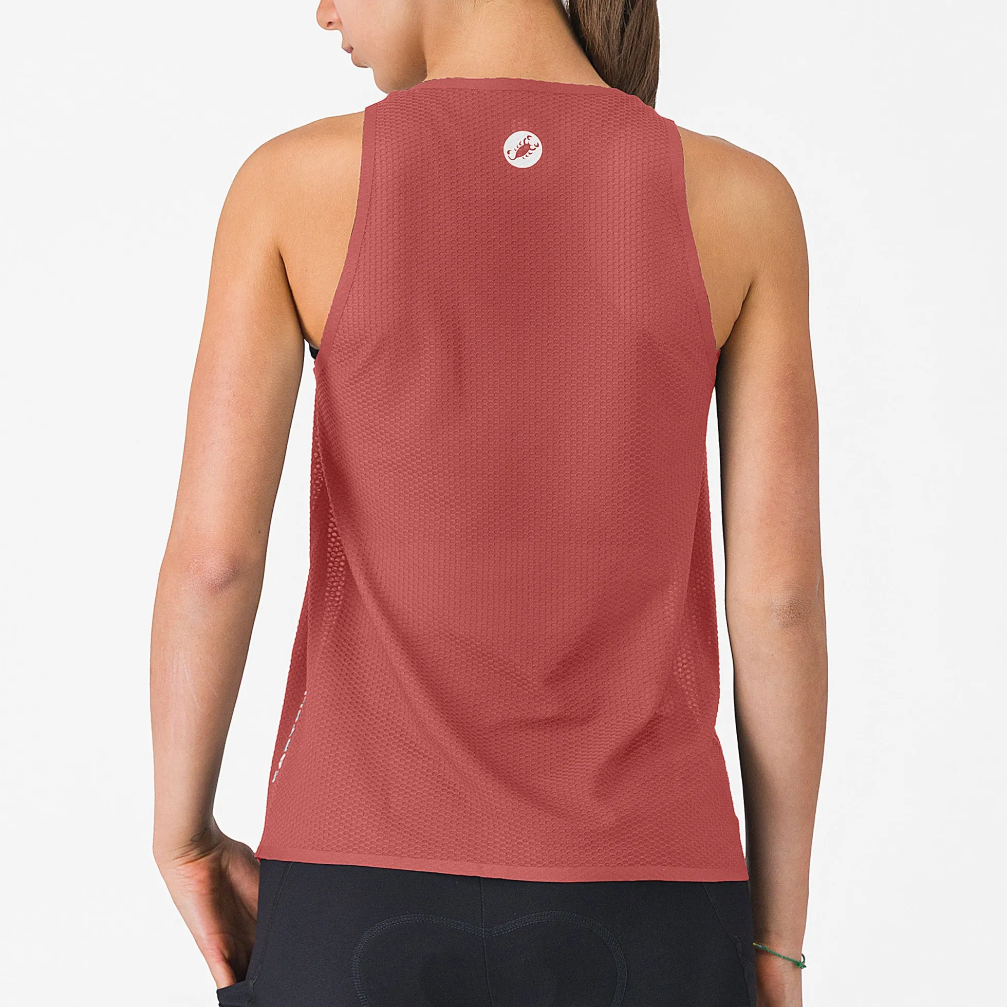 Top donna Castelli Comfort Travel Mesh - Rosa