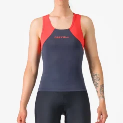 Top donna Castelli Sole - Blu