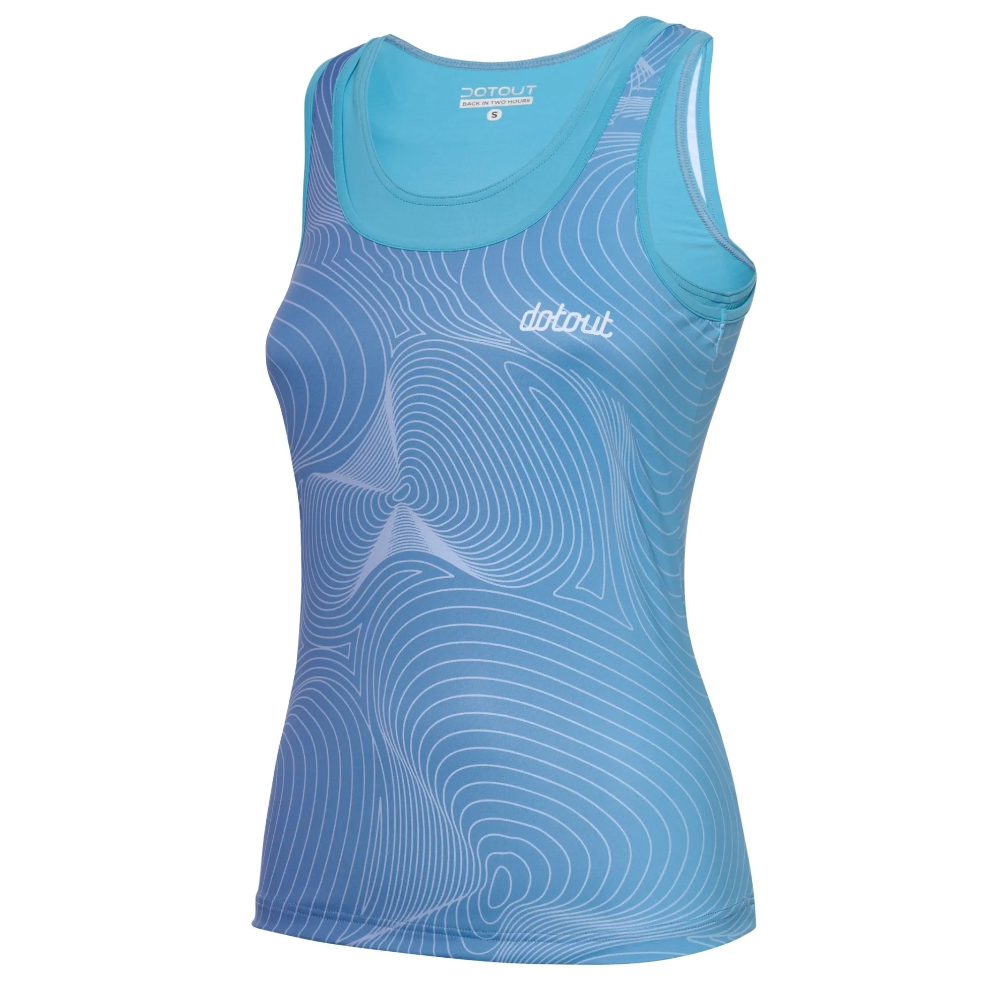 Top Dotout Donna Wave - Azzurro