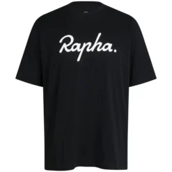 T-Shirt Rapha Cotton Logo - Nero