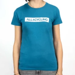 T-Shirt donna All4cycling - Blu