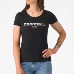 T-Shirt donna Castelli '76 - Nero
