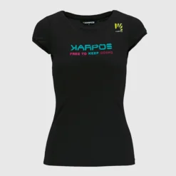T-Shirt donna Karpos Val Federia - Nero