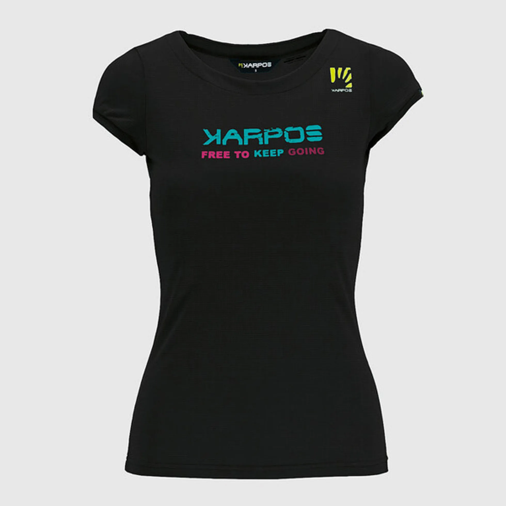 T-Shirt donna Karpos Val Federia - Nero