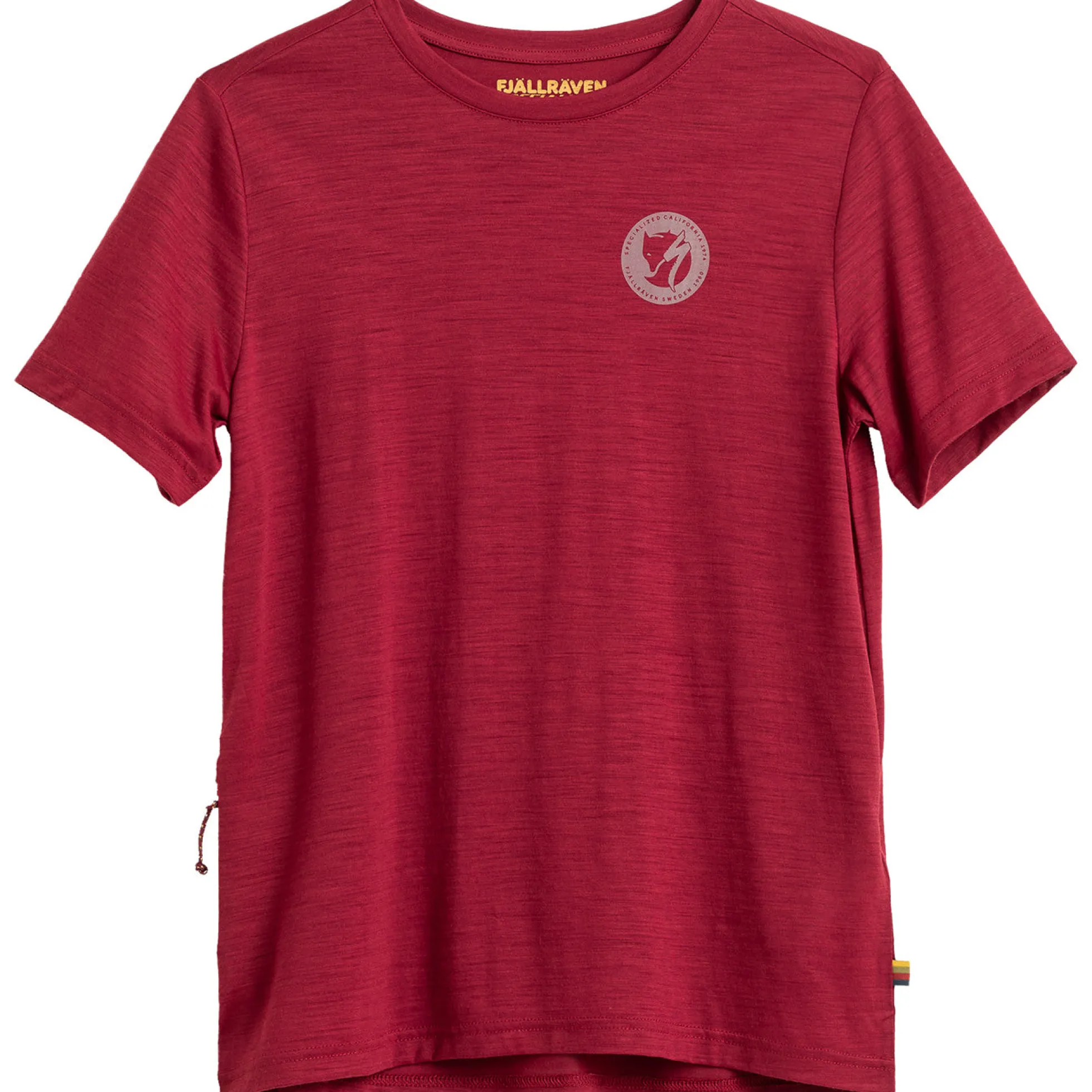 T-Shirt donna Specialized/Fjällräven Wool Tee - Rosso